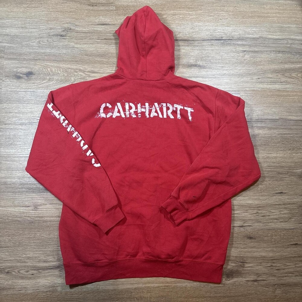 Carhartt‎ Men's Red Hoodie